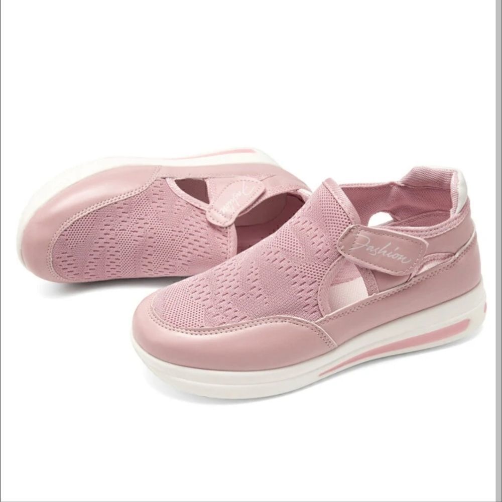Minimalist Cut Out Casual Breathable Soft Sole Slip On Shoes Women's New